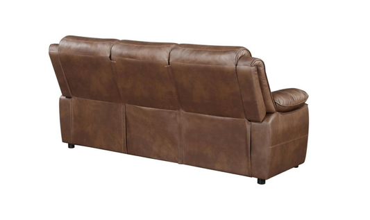Fabric 3-Seater Sofa with Padded Arms in Modern Heritage Design