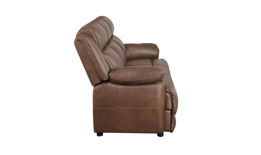 Fabric 3-Seater Sofa with Padded Arms in Modern Heritage Design