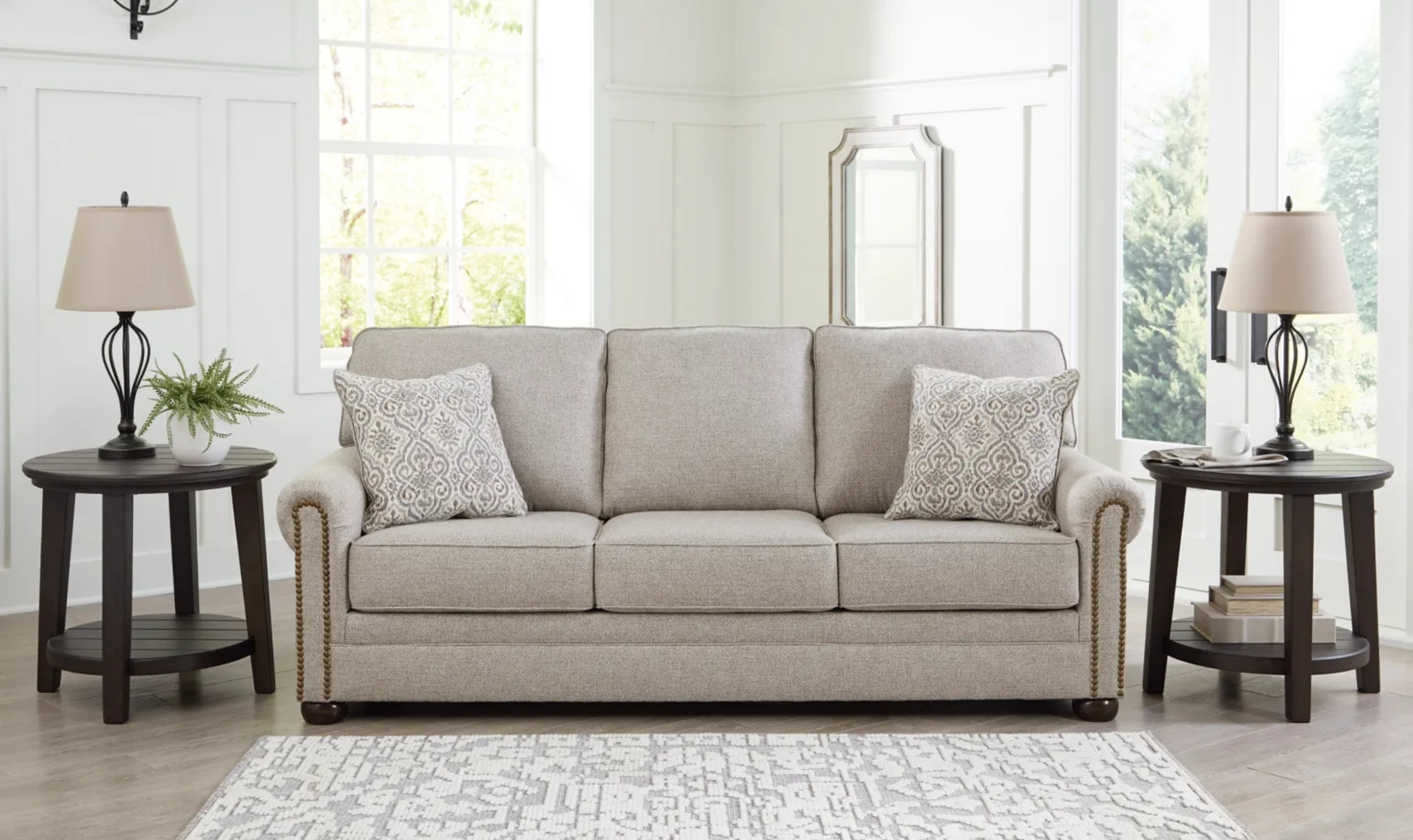 Gaelon 3-Seater Sofa in Modern Heritage with Rolled Arms