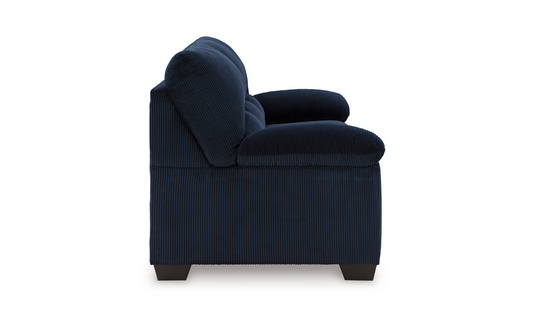 3-Seater Fabric Sofa with Pillow Arms and Modern Heritage Design