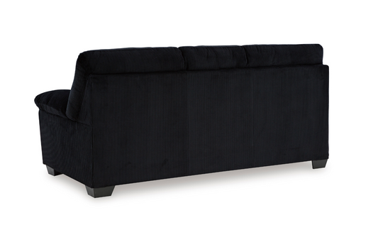 3-Seater Fabric Sofa with Pillow Arms and Modern Heritage Design