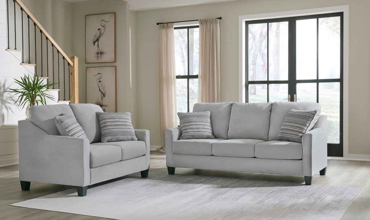 3-Seater Sofa in Adlai Fabric with Modern Heritage Design