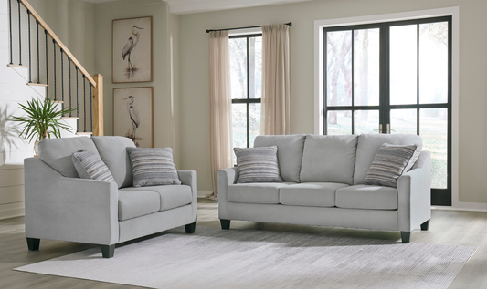 3-Seater Sofa in Adlai Fabric with Modern Heritage Design