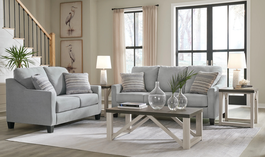 3-Seater Sofa in Adlai Fabric with Modern Heritage Design