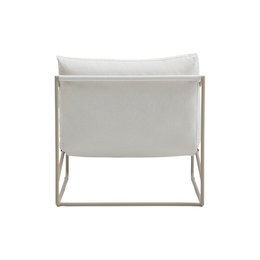 Outdoor Lounge Chair with Weather-Resistant Fabric