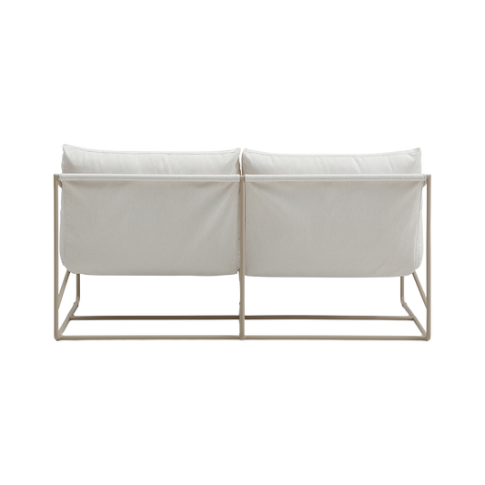 Outdoor 2 Seater Sofa in Weather-Resistant Fabric