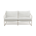 Outdoor 2 Seater Sofa in Weather-Resistant Fabric