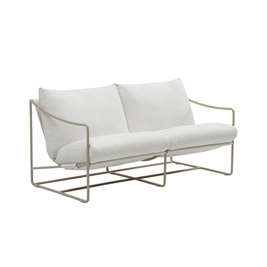 Outdoor 2 Seater Sofa in Weather-Resistant Fabric