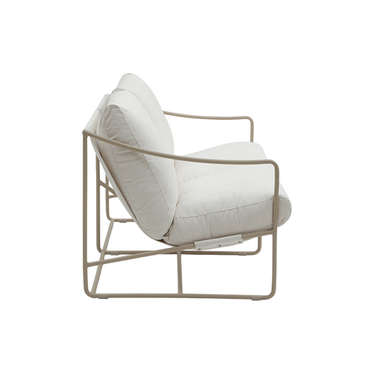 Outdoor 2 Seater Sofa in Weather-Resistant Fabric
