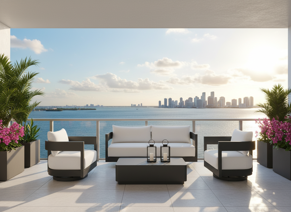 Onda Swivel Outdoor Lounge Chair with Curved Seat Design