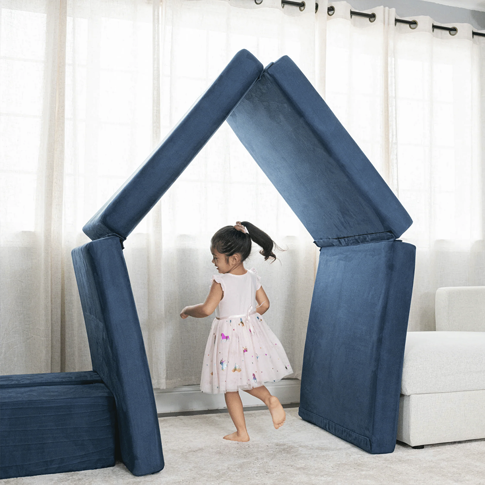 Play Couch in Soft Fabric for Kids