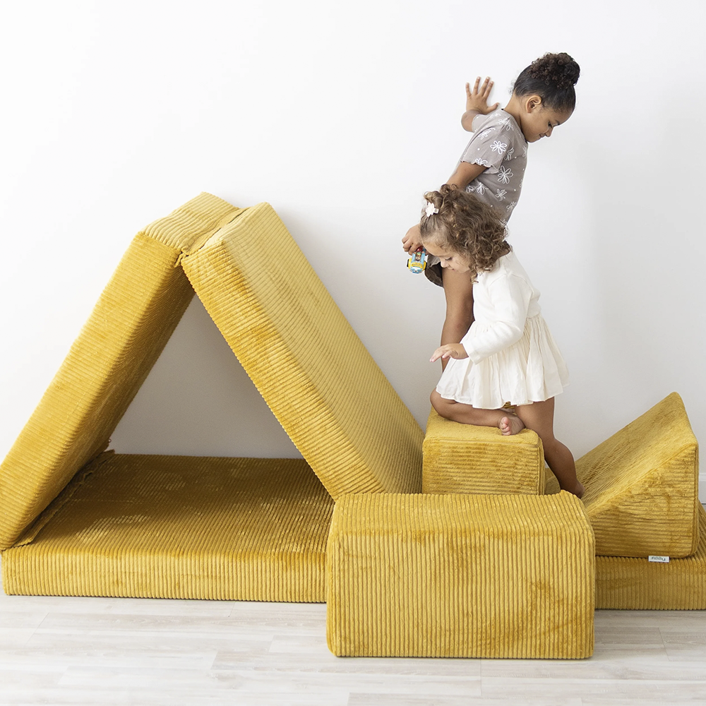 Play Couch in Soft Fabric for Kids