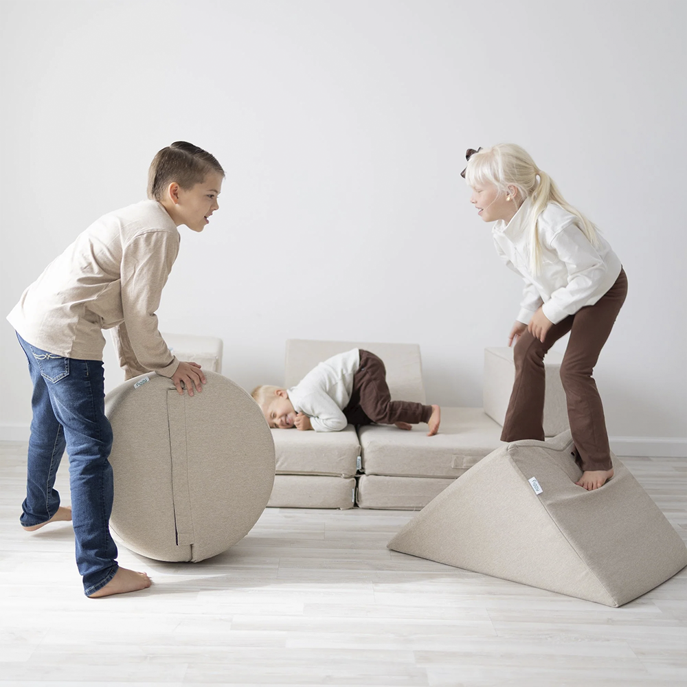 Play Couch in Soft Fabric for Kids