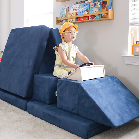 Play Couch in Soft Fabric for Kids