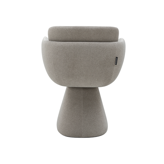 Swivel Dining Chair in Mocha with Sleek Design