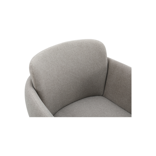 Swivel Dining Chair in Mocha with Sleek Design