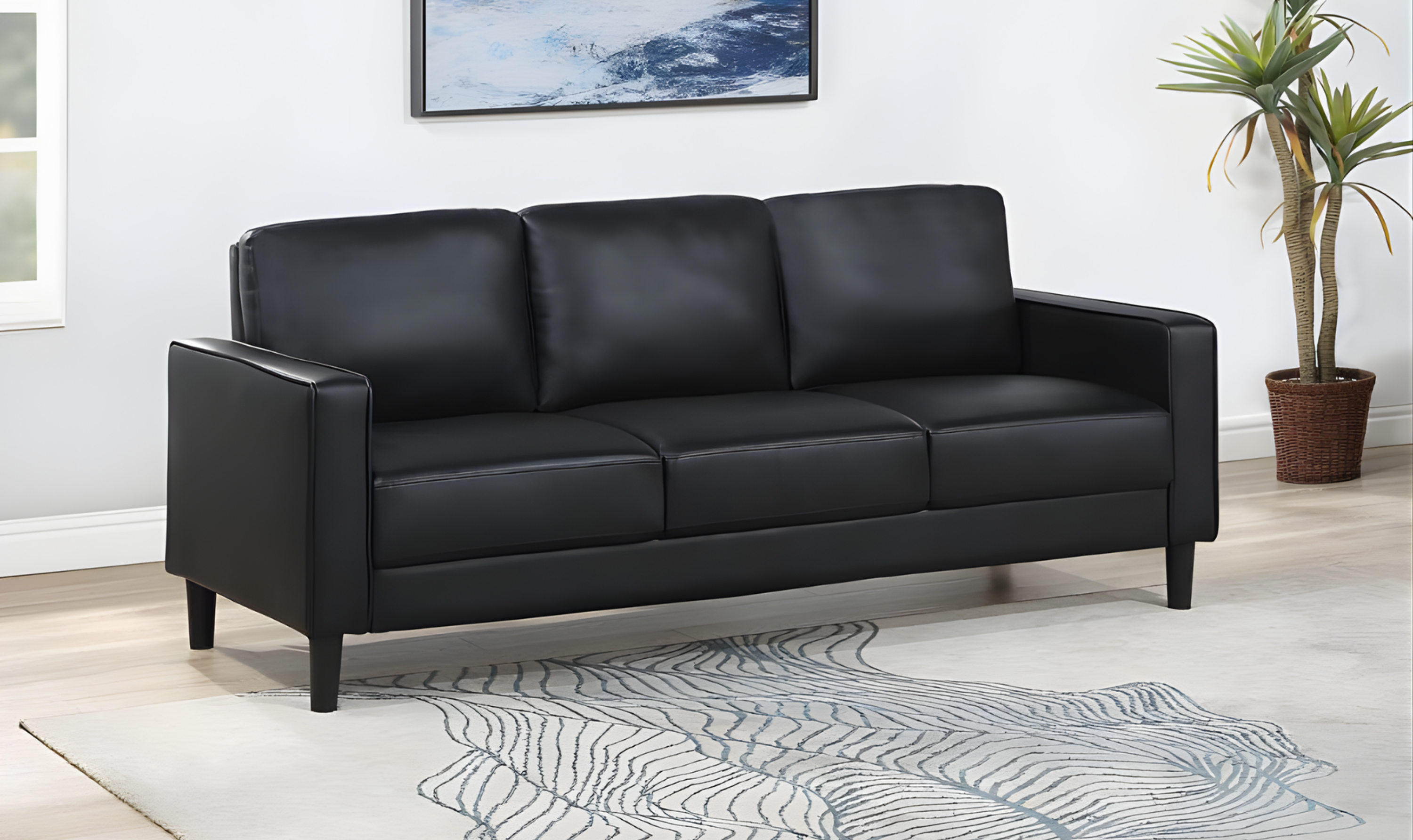 Modern Heritage Ruth 3 Seater Sofa with Track Arms