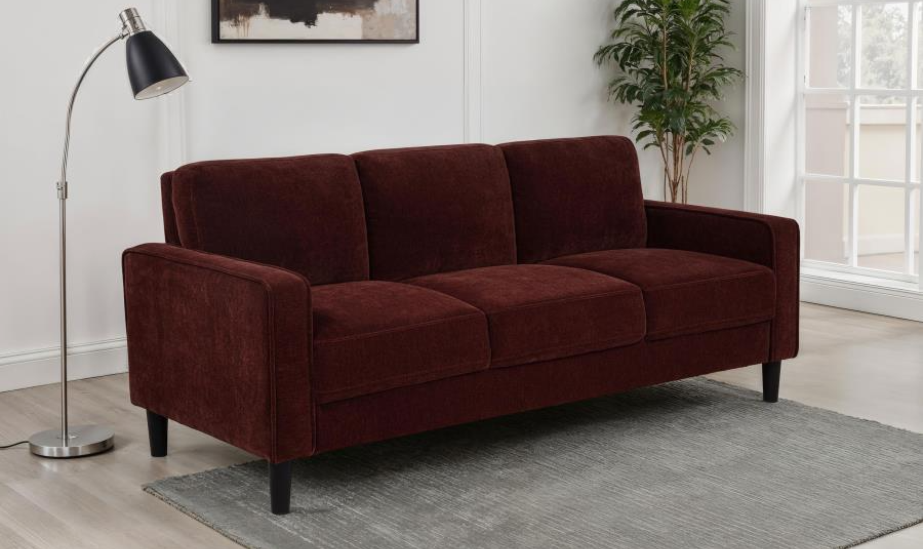 Modern Heritage Ruth 3 Seater Sofa with Track Arms