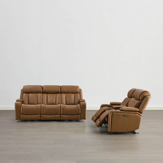 Reclining Sofa in Sable with Zero-Gravity Mechanism