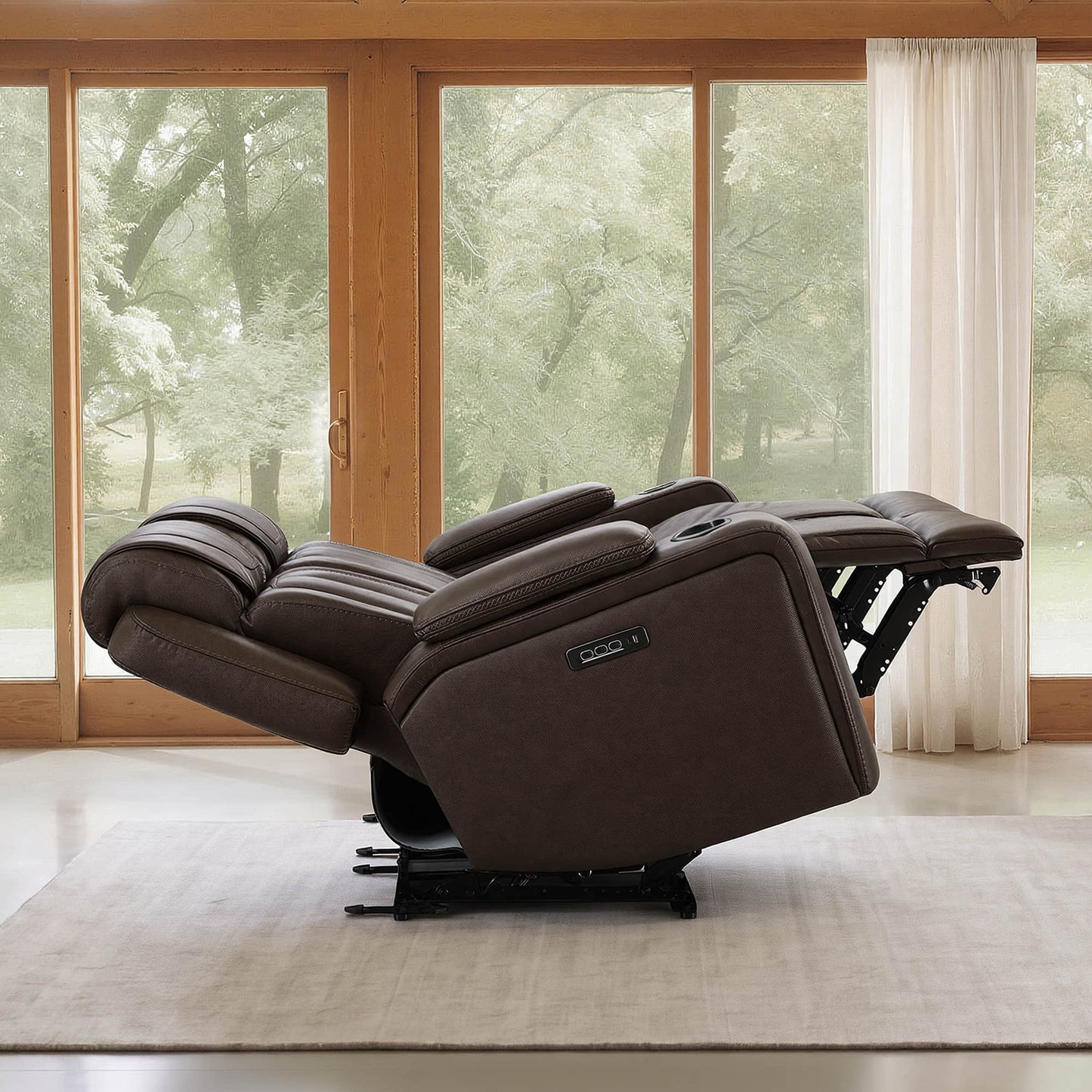 Reclining Sofa in Sable with Zero-Gravity Mechanism