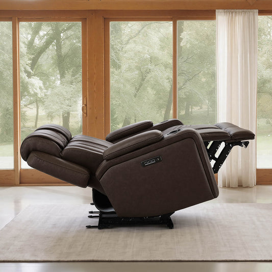 Reclining Sofa in Sable with Zero-Gravity Mechanism