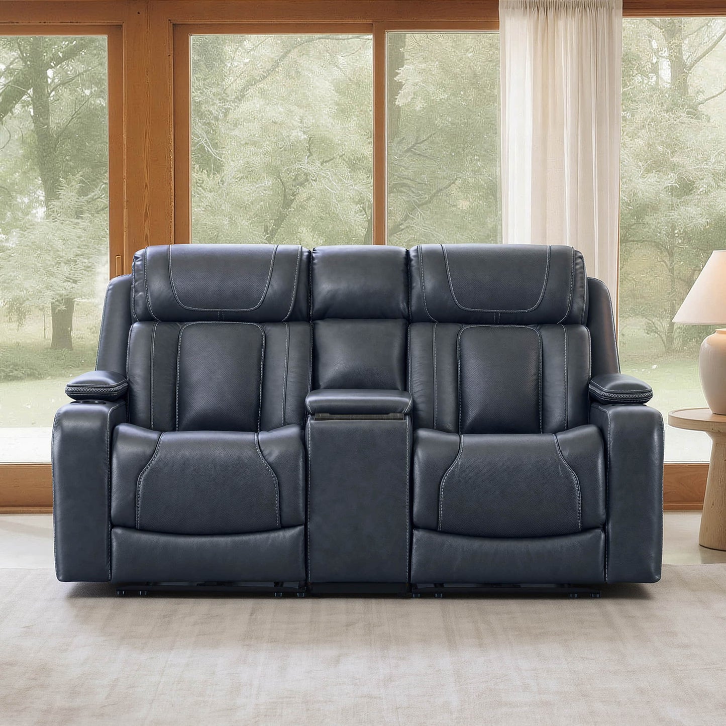 Reclining Sofa in Sable with Zero-Gravity Mechanism