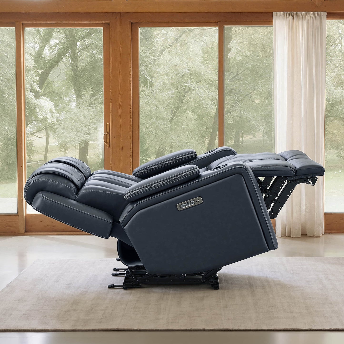 Reclining Sofa in Sable with Zero-Gravity Mechanism