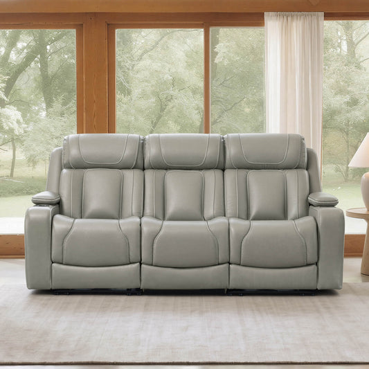 Reclining Sofa in Sable with Zero-Gravity Mechanism