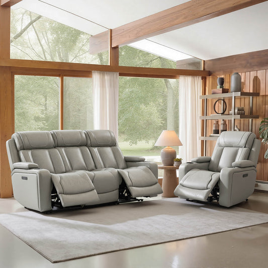 Reclining Sofa in Sable with Zero-Gravity Mechanism