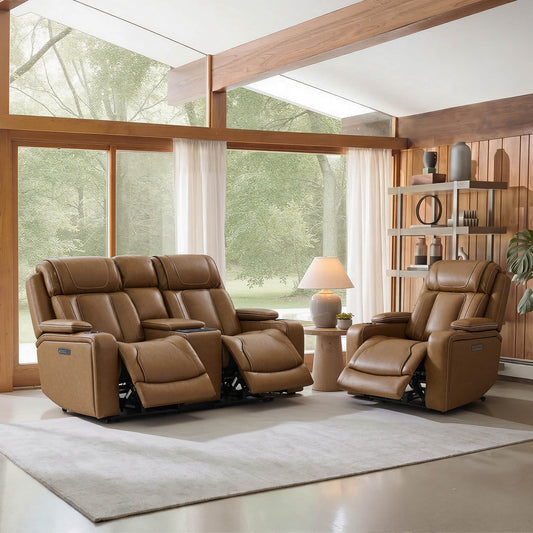 Reclining Sofa in Sable with Zero-Gravity Mechanism