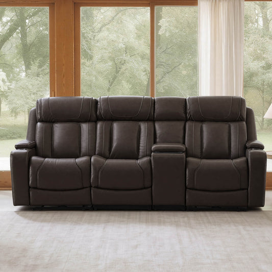 Reclining Sofa in Sable with Zero-Gravity Mechanism