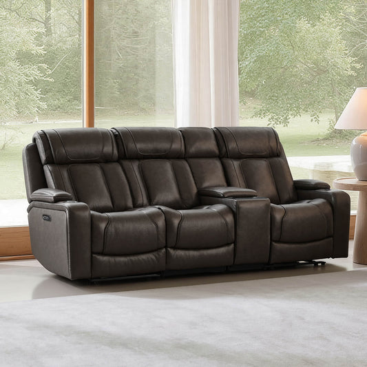 Reclining Sofa in Sable with Zero-Gravity Mechanism