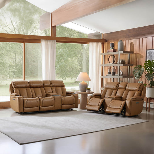 Reclining Sofa in Sable with Zero-Gravity Mechanism