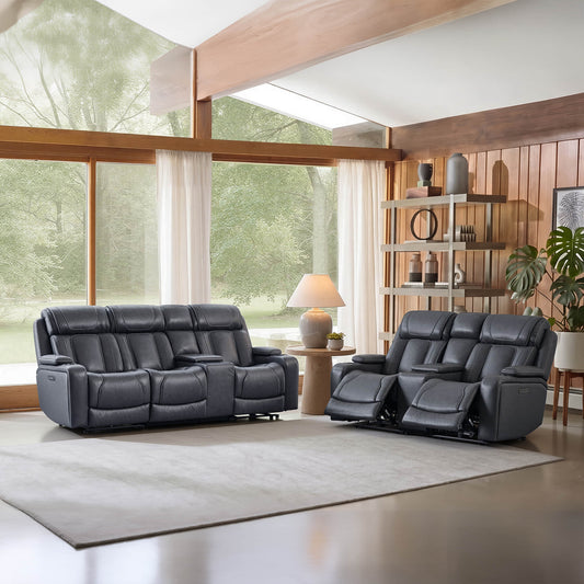 Reclining Sofa in Sable with Zero-Gravity Mechanism