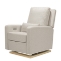 Recliner Glider with USB Port and Adjustable Headrest