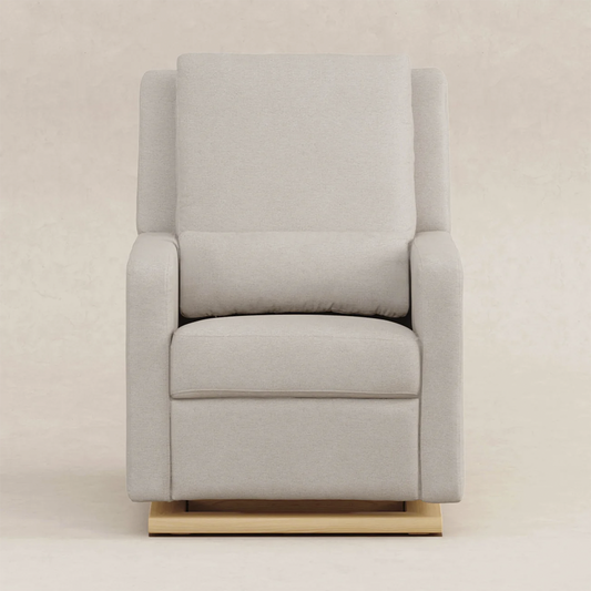 Recliner Glider with USB Port and Adjustable Headrest