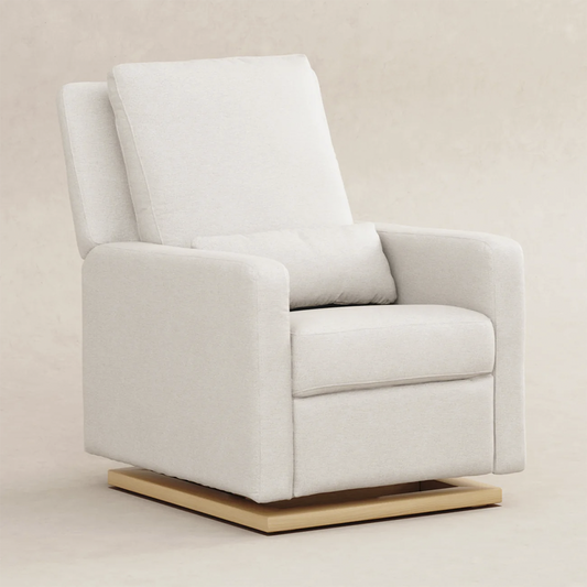 Recliner Glider with USB Port and Adjustable Headrest