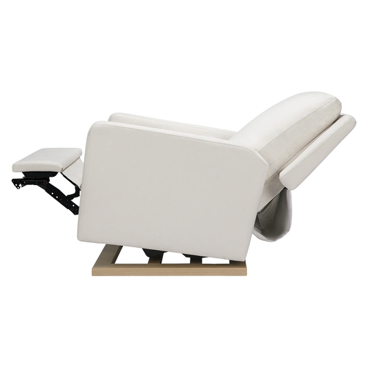 Recliner Glider with USB Port and Adjustable Headrest
