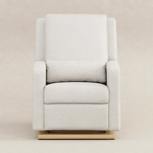 Recliner Glider with USB Port and Adjustable Headrest