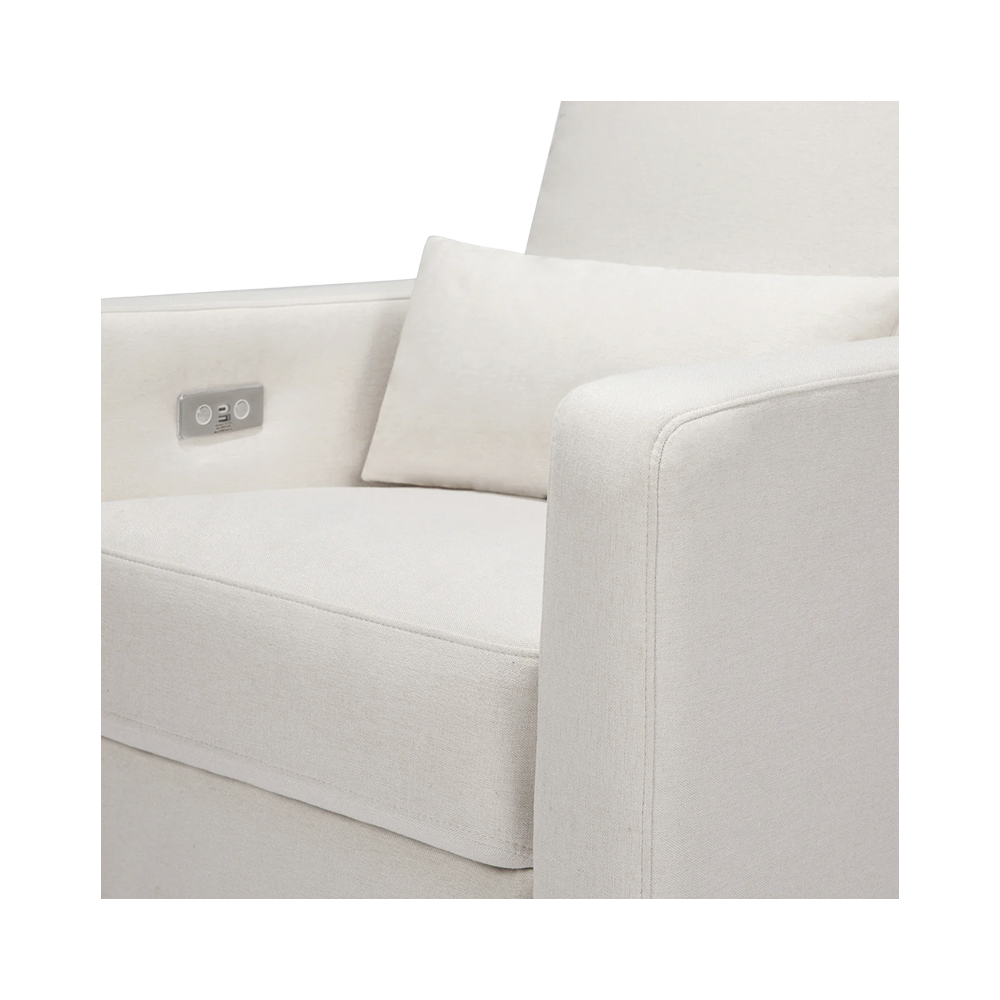 Recliner Glider with USB Port and Adjustable Headrest