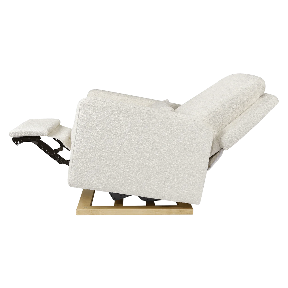 Recliner Glider with USB Port and Adjustable Headrest