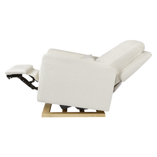 Recliner Glider with USB Port and Adjustable Headrest