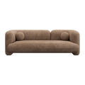 3 Seater Sofa in Mocha with Contemporary Design