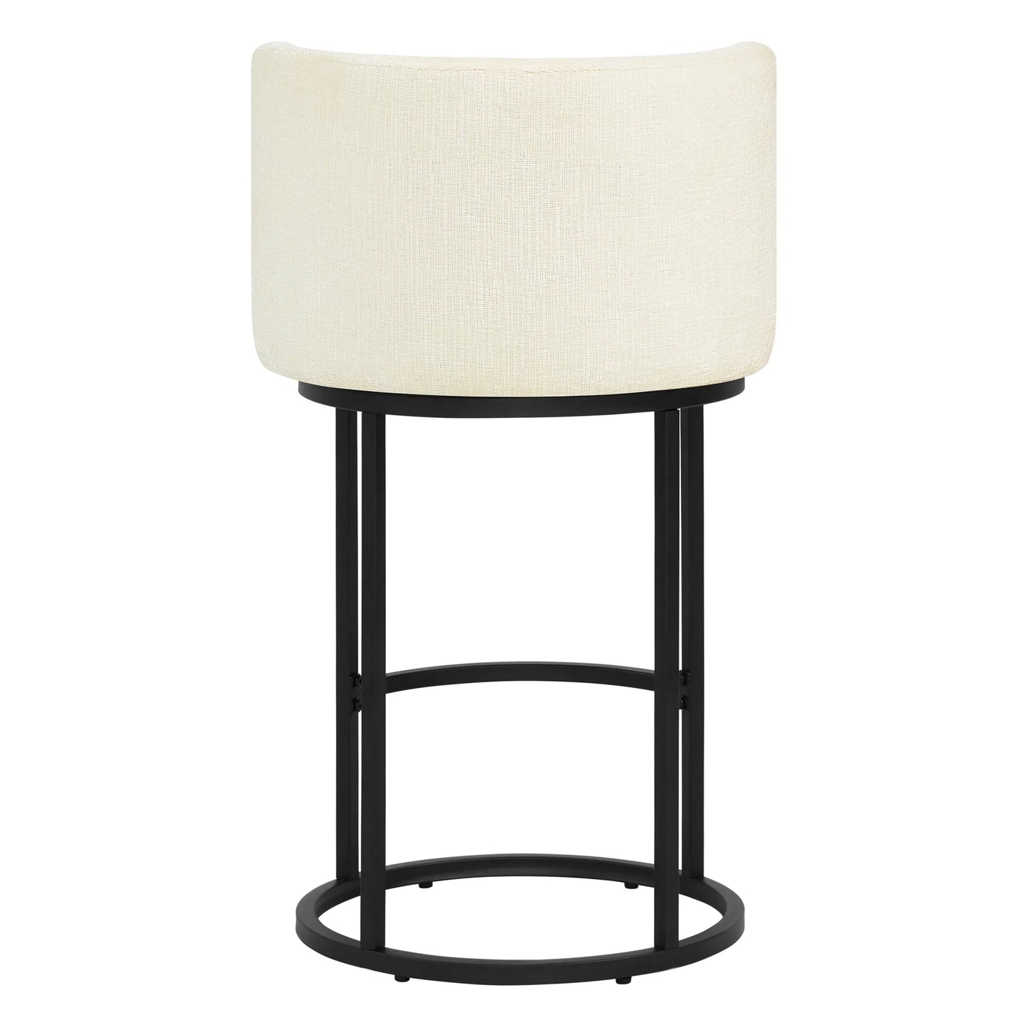 Chenille Swivel Counter Stool Set in Modern Design