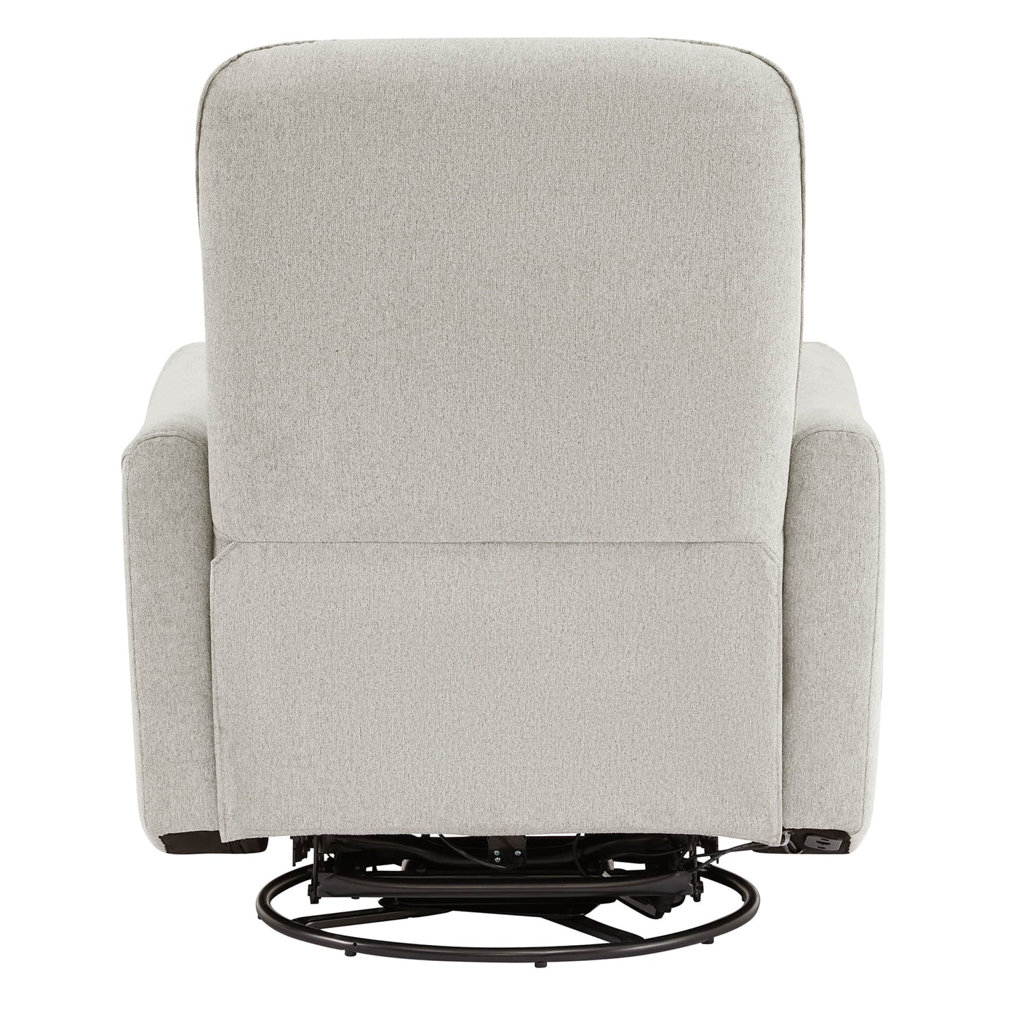 Modern Power Swivel Glider Recliner with Adjustable Headrest