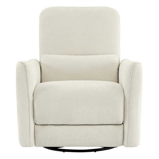 Modern Power Swivel Glider Recliner with Adjustable Headrest