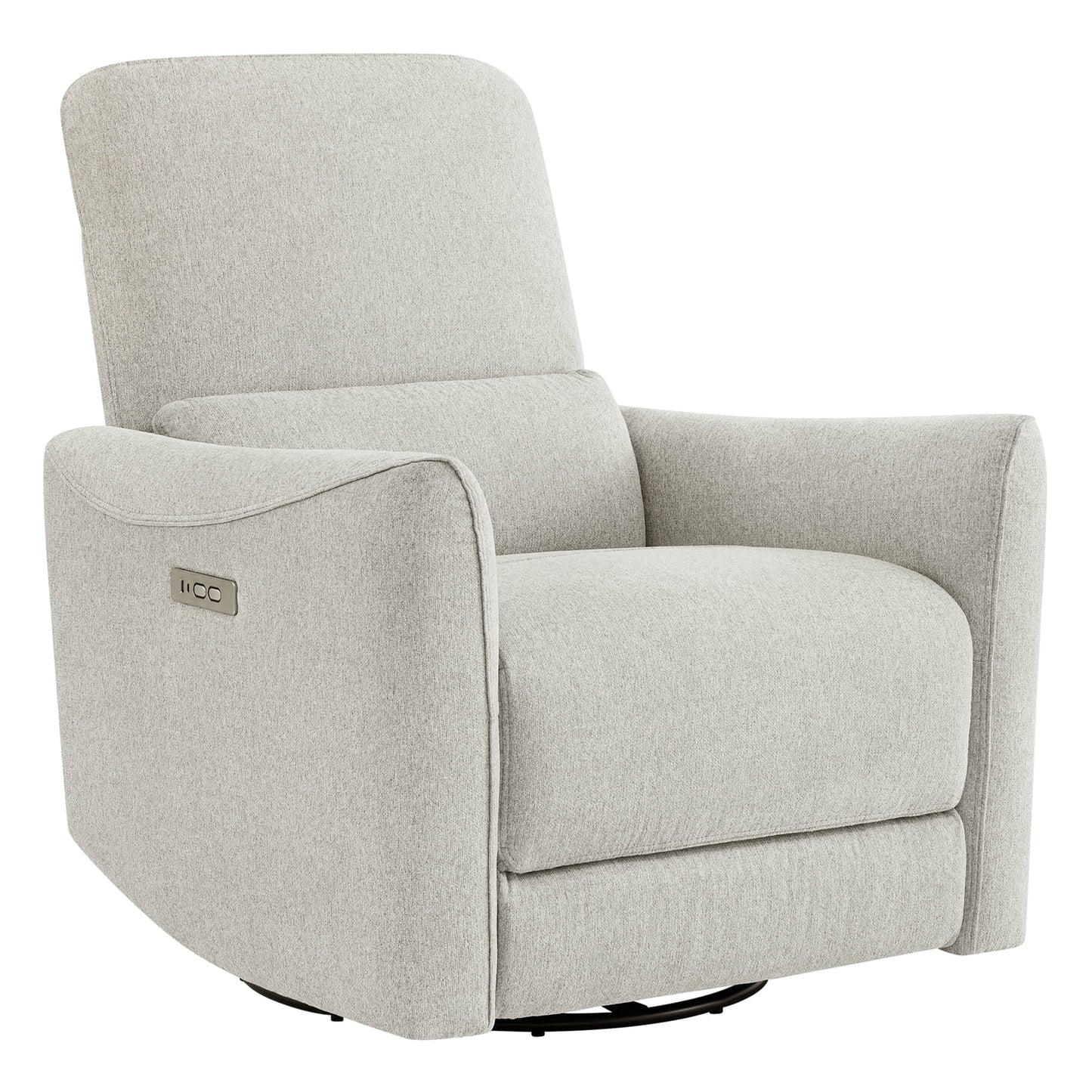 Modern Power Swivel Glider Recliner with Adjustable Headrest