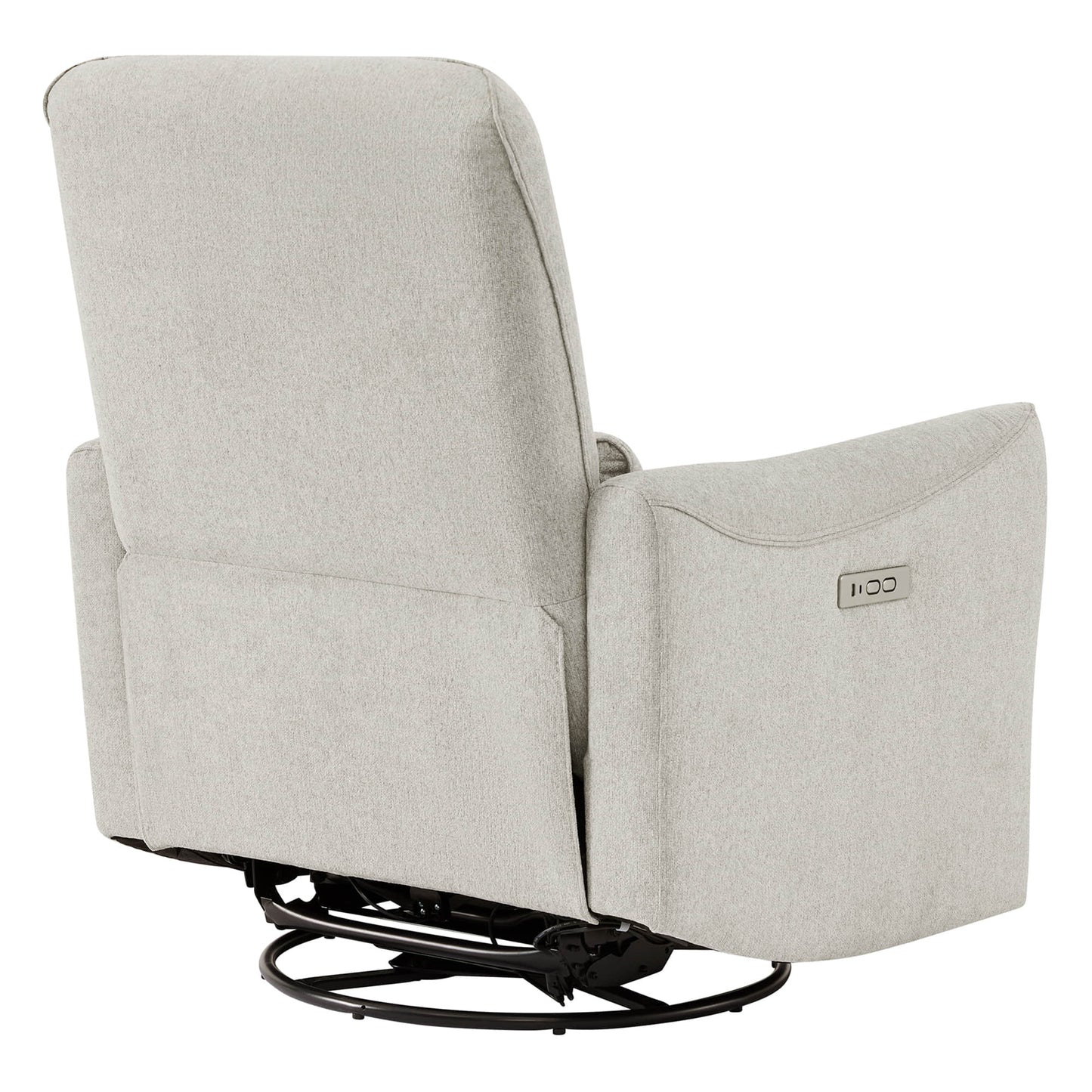 Modern Power Swivel Glider Recliner with Adjustable Headrest