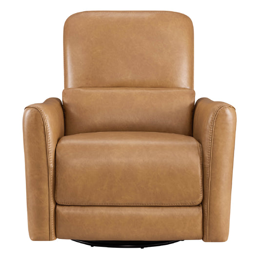 Modern Power Swivel Glider Recliner with Adjustable Headrest