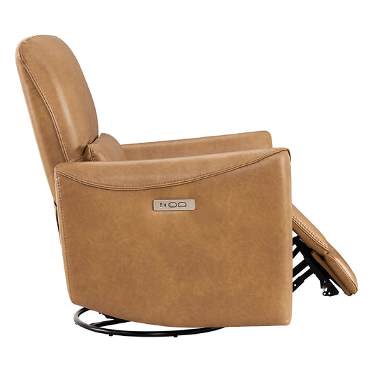 Swivel Nursery Glider Recliner with Power Recline